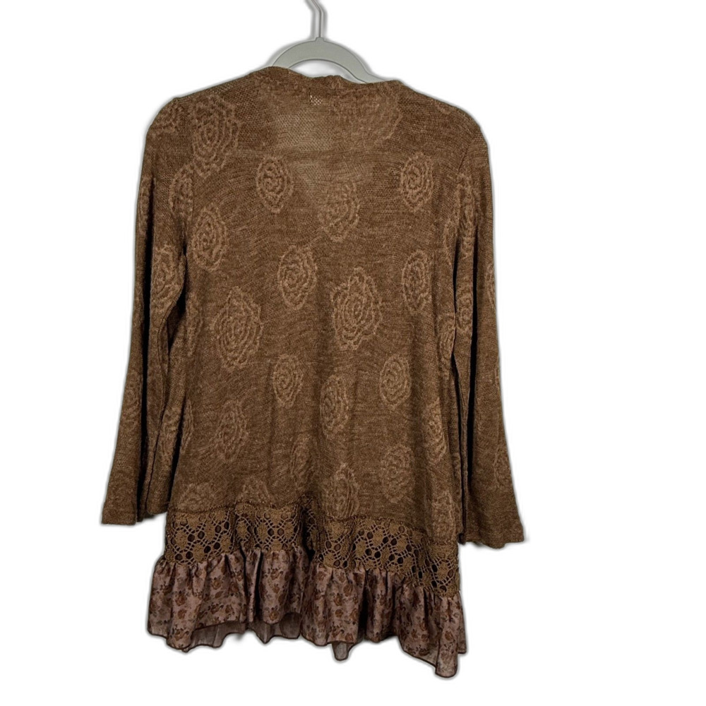 Pretty Angel Top Long Sleeve Fairy Romantic Lagenlook Lace Size M - Picture 4 of 8